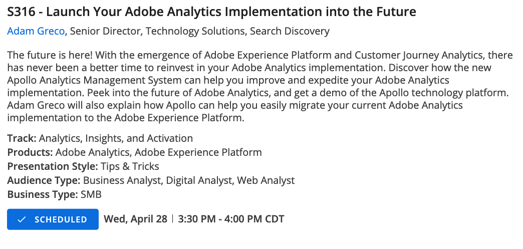 Launch Your Adobe Analytics Implementation into the Future | Apollo